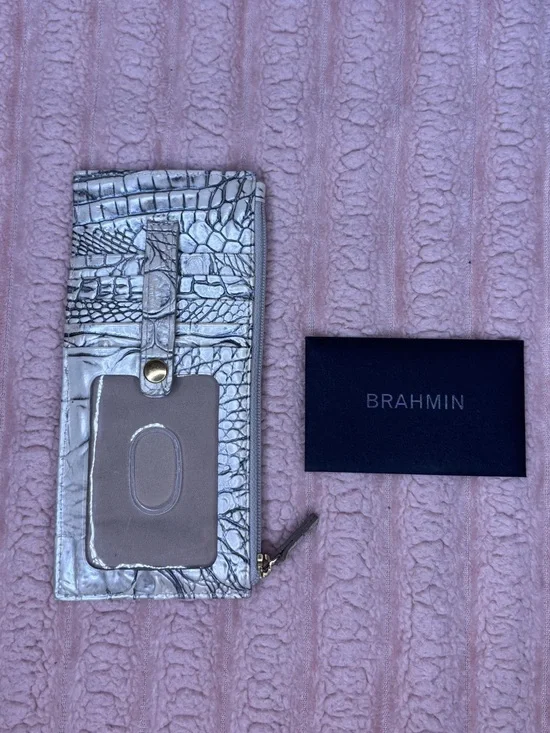 Brahmin Carrie Crossbody in Moonrise with Matching Credit Card Wallet - Picture 12 of 14